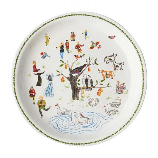 Juliska 12 Days of Christmas Round Platter