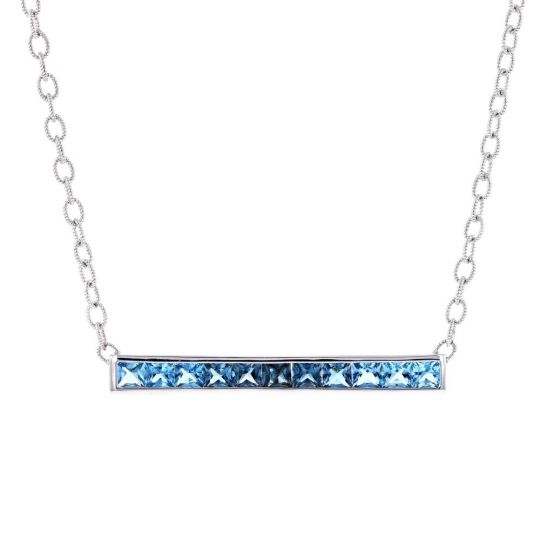 My Story 14K Yellow Gold Baguette Citrine Necklace