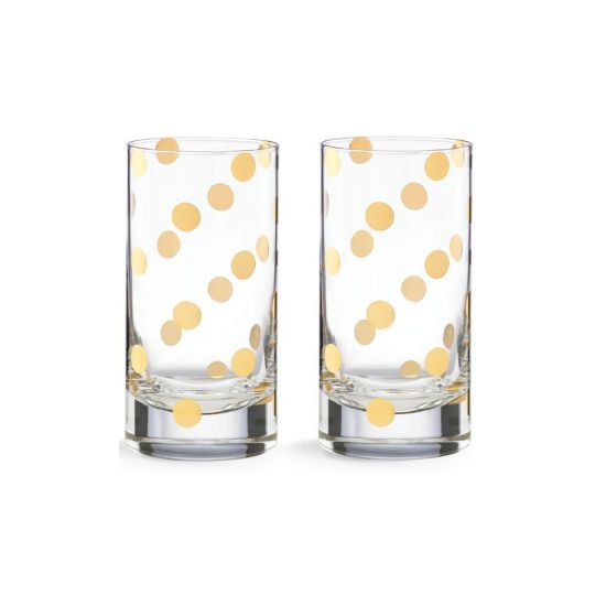 Kate Spade Pearl Place Glassware