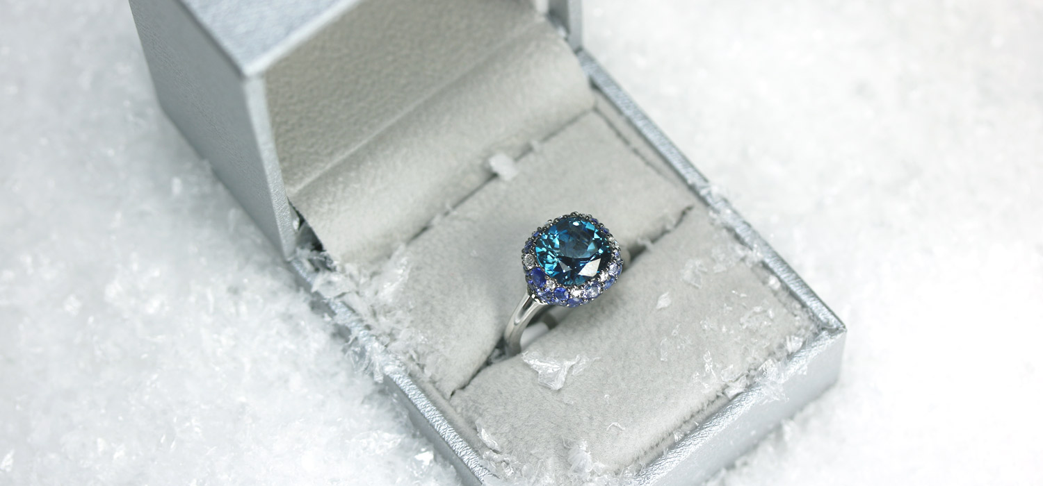 blue topaz ring