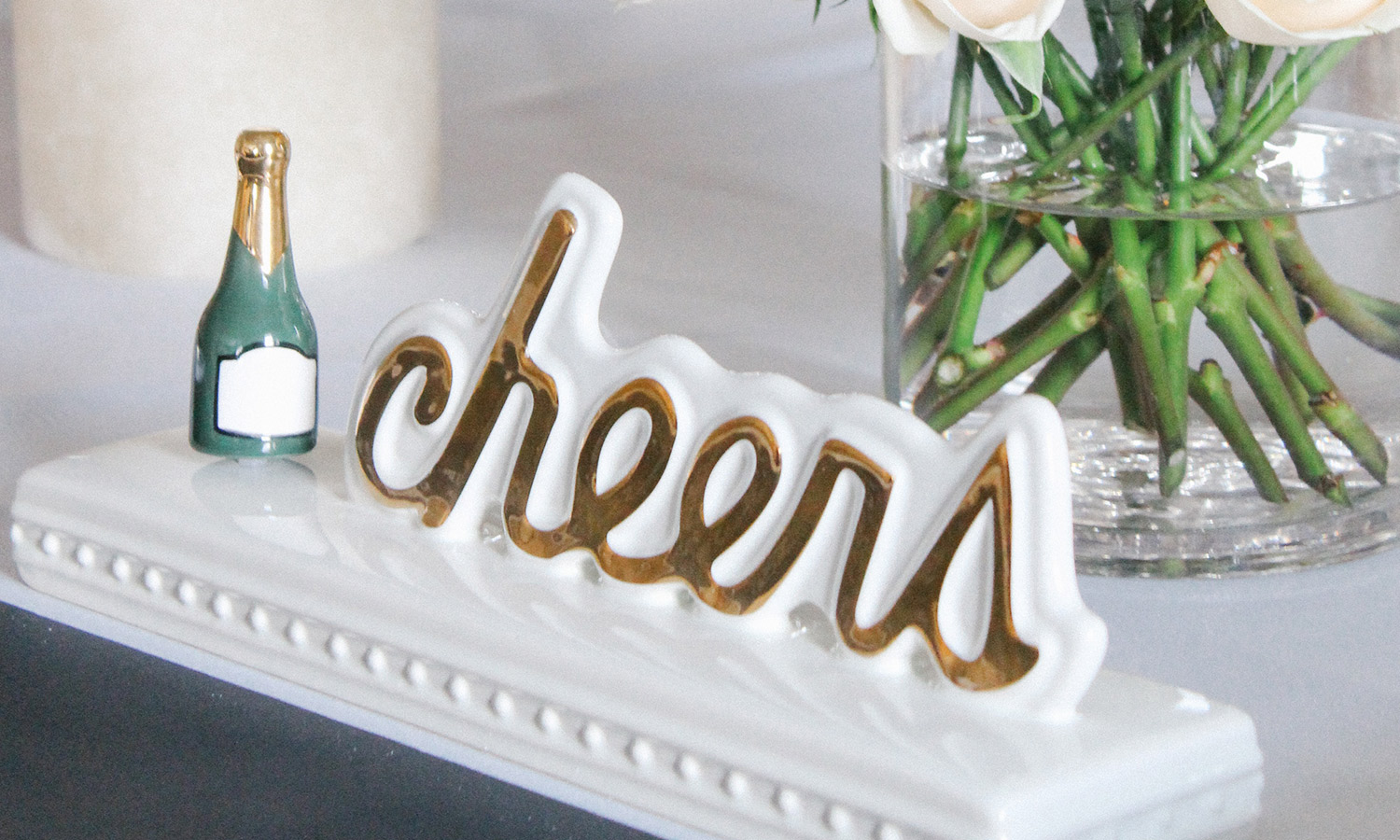 nora fleming cheers sign