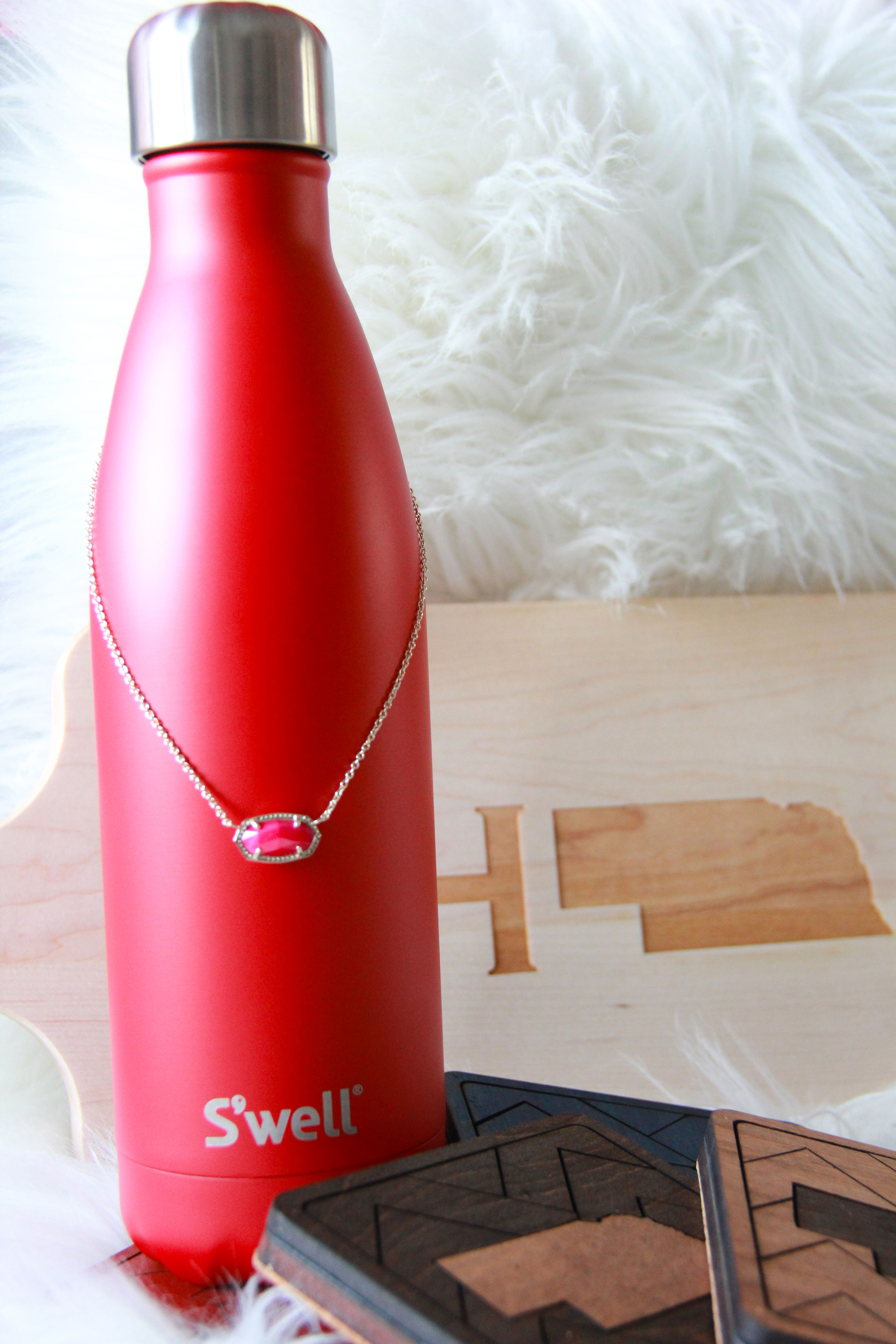 swell bottle, Nebraska coasters and Nebraska maple leaf board