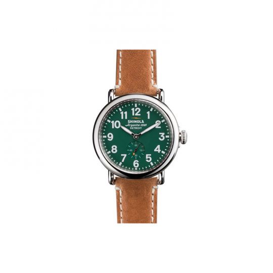 Shinola Runwell 41mm Watch, Green Dial Watch