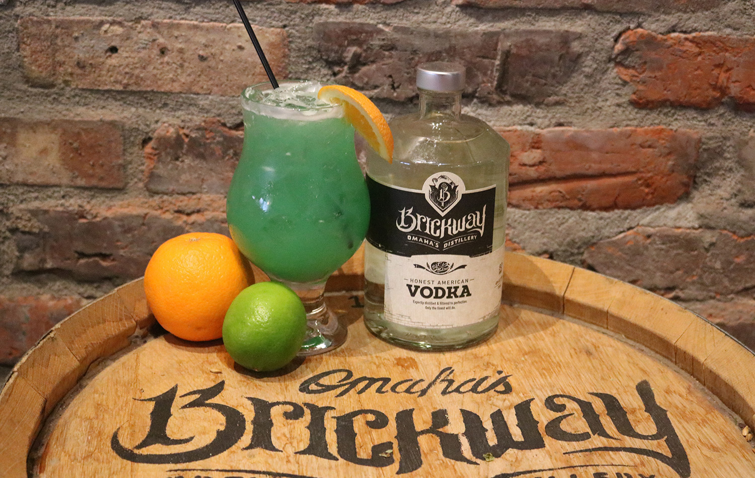 Emerald Isle St Patrick's Day drink with Brickway vodka