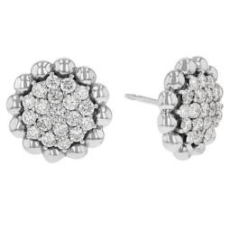 diamond cluster earrings