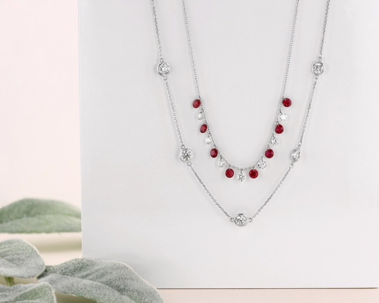 diamond-station-necklace diamond station necklace
