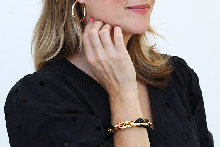 chunky-chain-trend chain bracelet