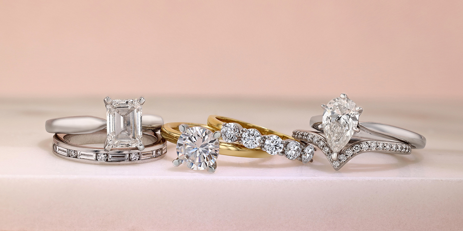 Ideas for Pairing Engagement Rings & Wedding Bands — Borsheims