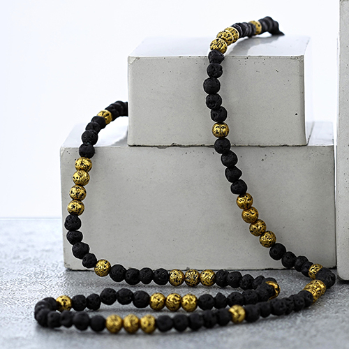 mens beaded necklace