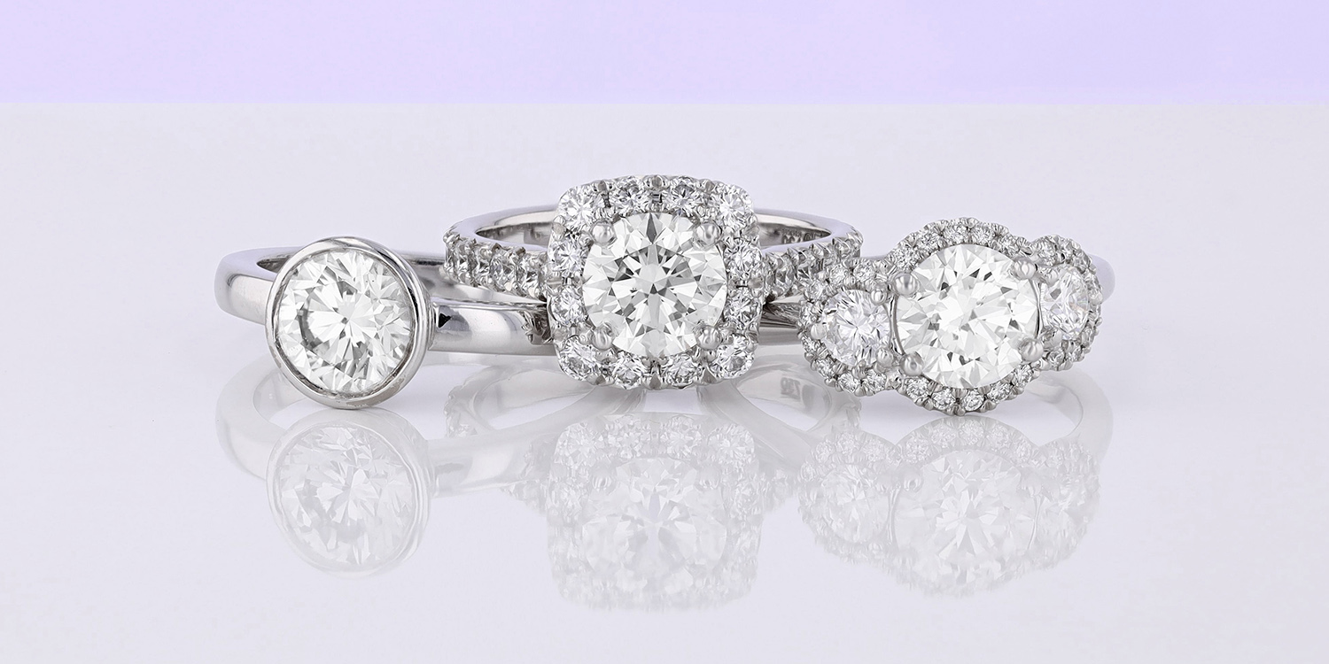 14K Emerald Lab Grown Diamond Hidden Halo Engagement Ring – American Ring  Source