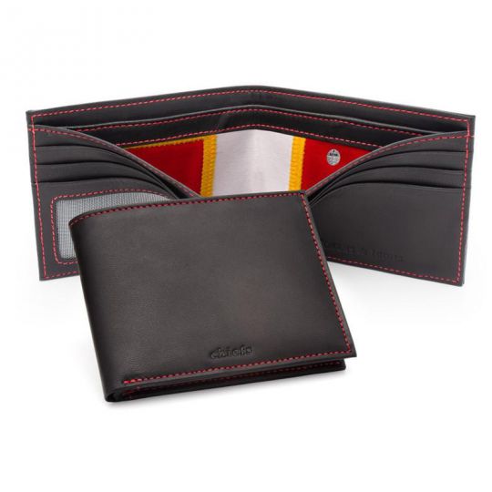 wallet with kansas city chiefs uniform material