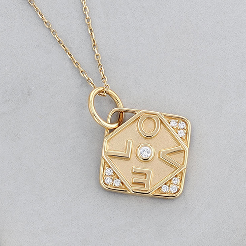 love-necklace gold love necklace