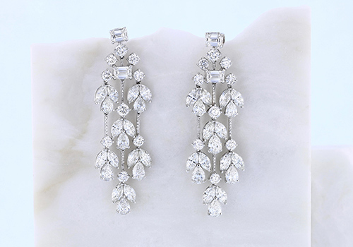 diamond-chandelier-earrings diamond chandelier earrings
