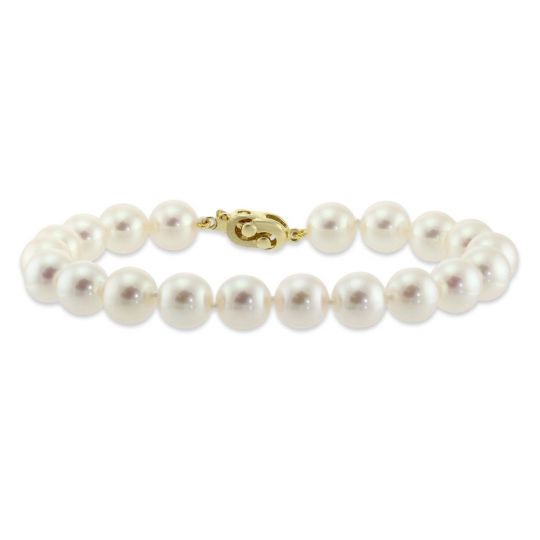 pearl bracelet with fish hook clasp