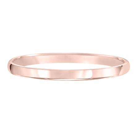 rose gold petite wedding band