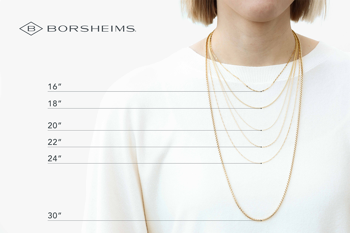 necklace length chart