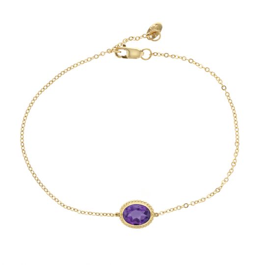 purple amethyst bracelet