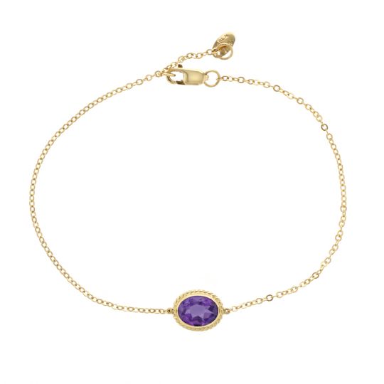 amethyst-bracelet-3AMEB0133A purple amethyst bracelet