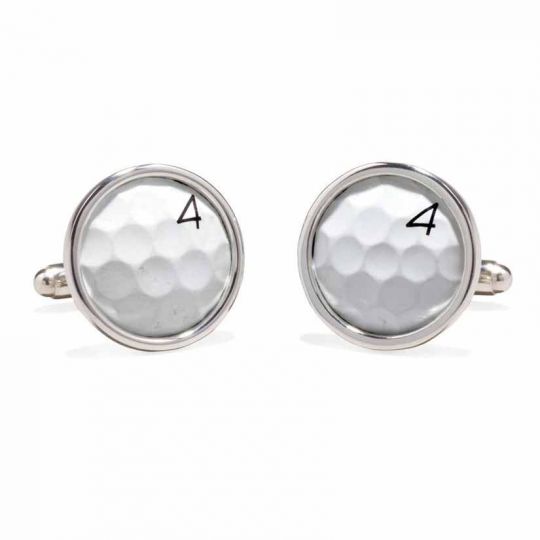 golf ball cufflinks