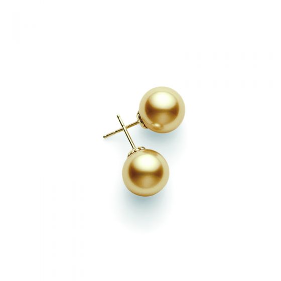 mikimoto-golden-south-sea-pearl-studs golden south sea pearl earrings