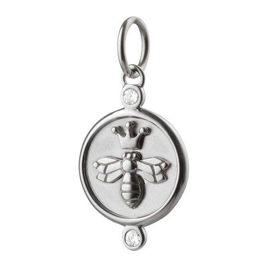 queen bee silver charm