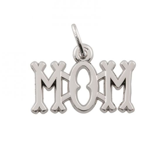 sterling silver mom charm