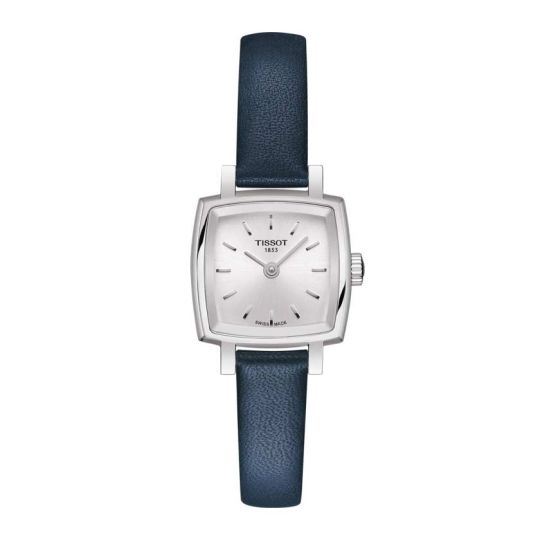 tissot-blue-strap-watch-1TSST1305 tissot square face watch for women