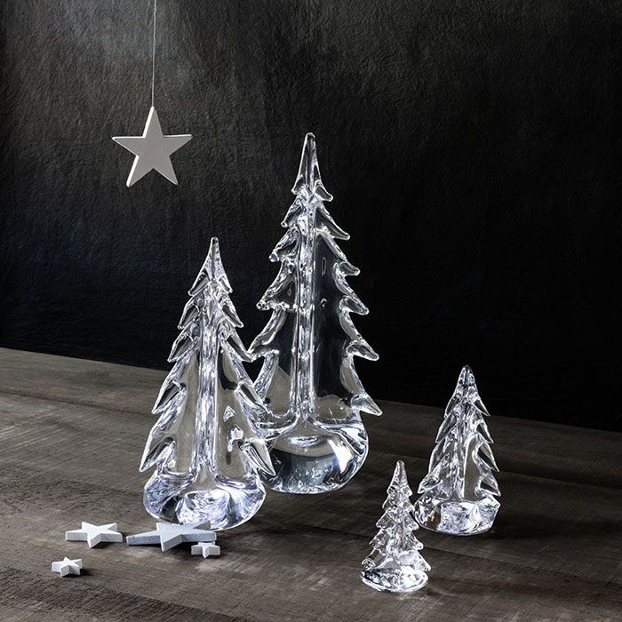 Simon Pearce Vermont Evergreen Glass Trees