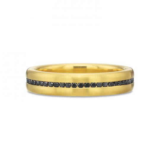 black diamond channel set eternity band