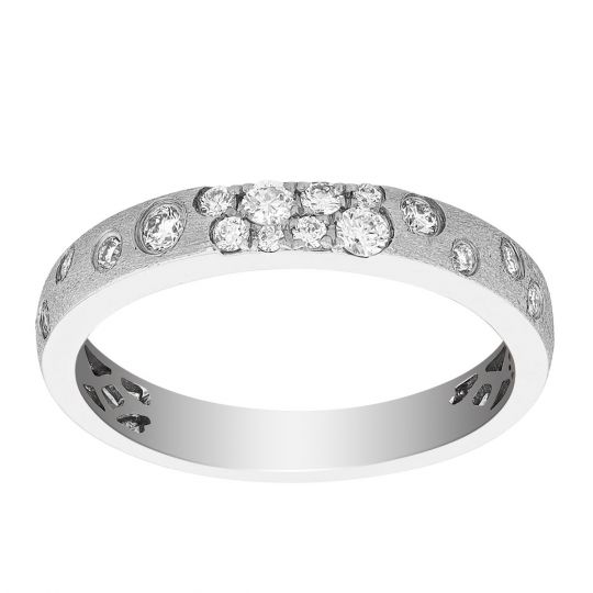 Diamond Flush Set Scatter Band