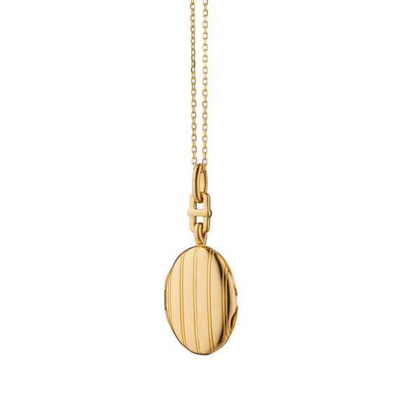 yellow gold locket