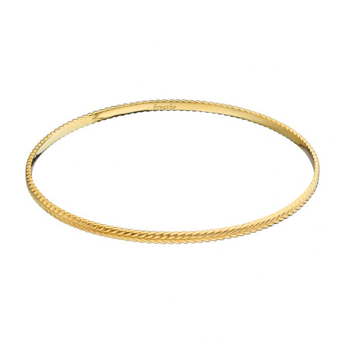 gold breathe bracelet