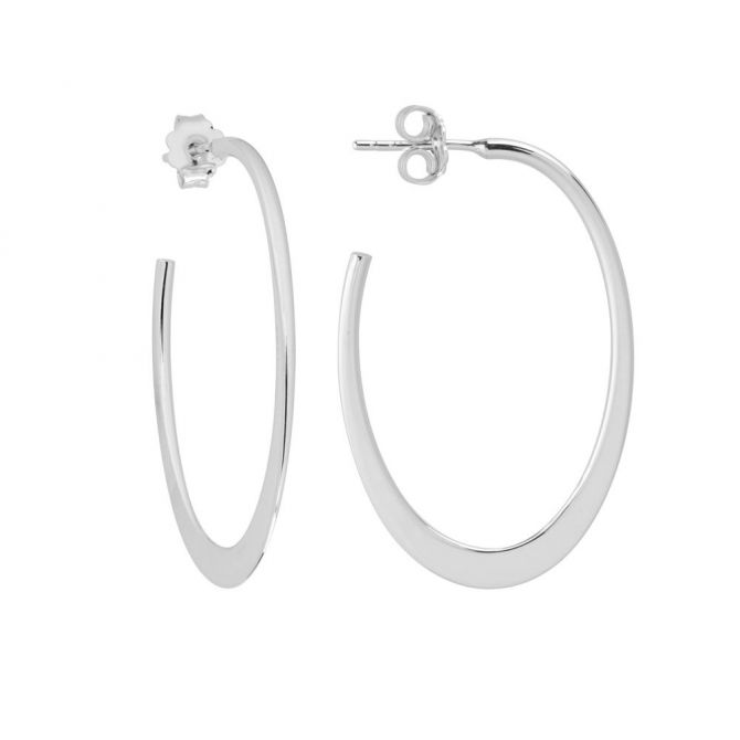 sterling silver hoop earrings