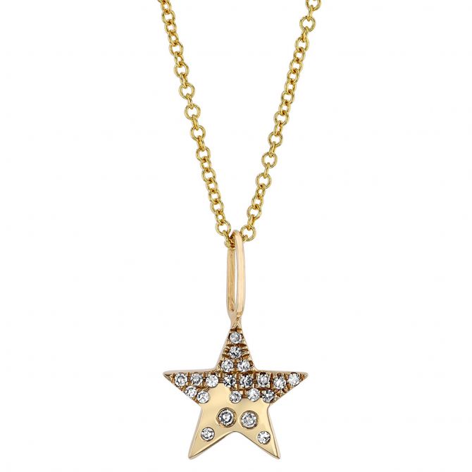 gold star pendant