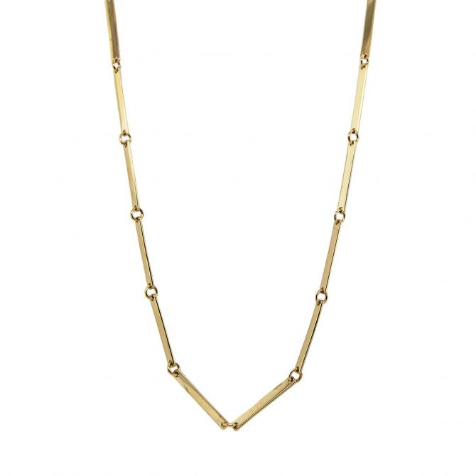 yellow gold chain necklace