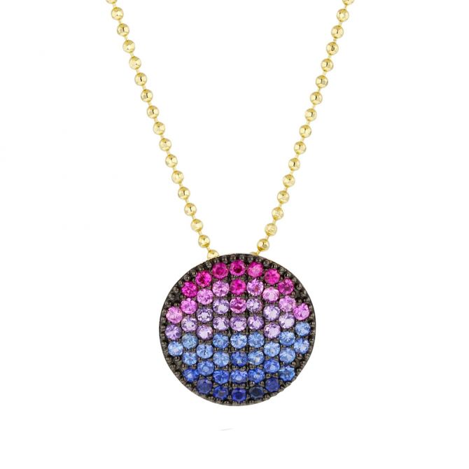 phillips house multicolor disc necklace