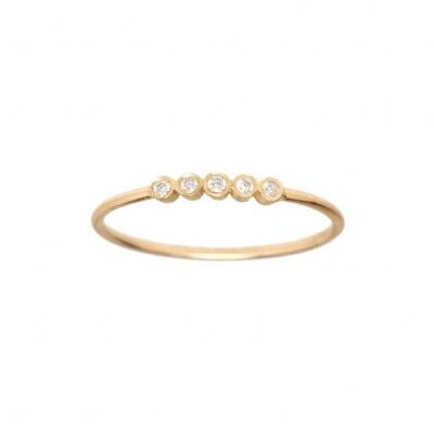 diamond bezel ring