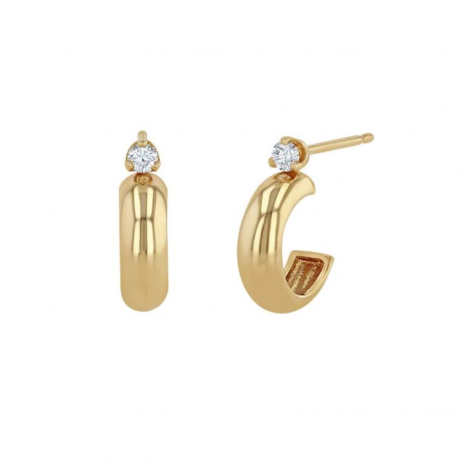 zoe chicco hoop earrings