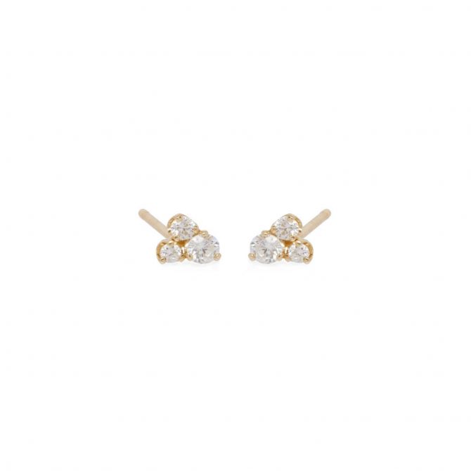 zoe chicco trio stud earring