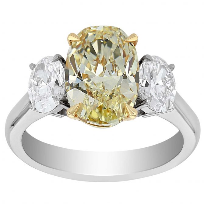 yellow diamond ring