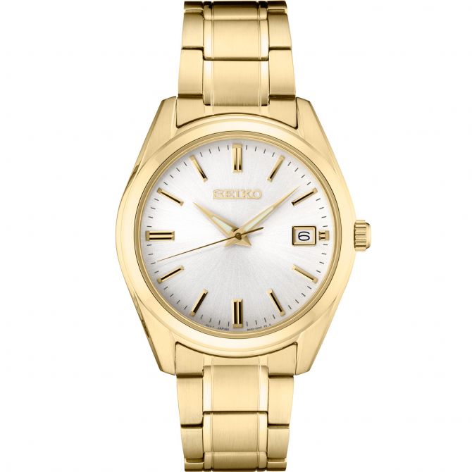 yellow gold seiko watch