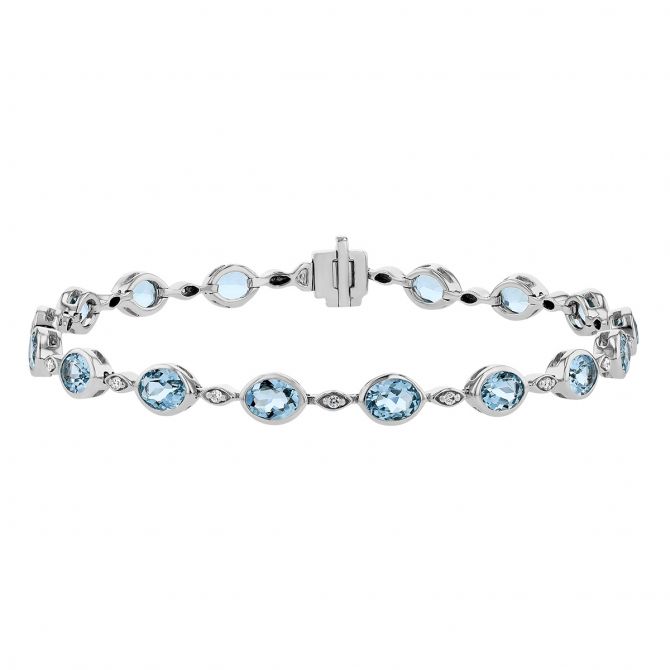 blue gemstone bracelet