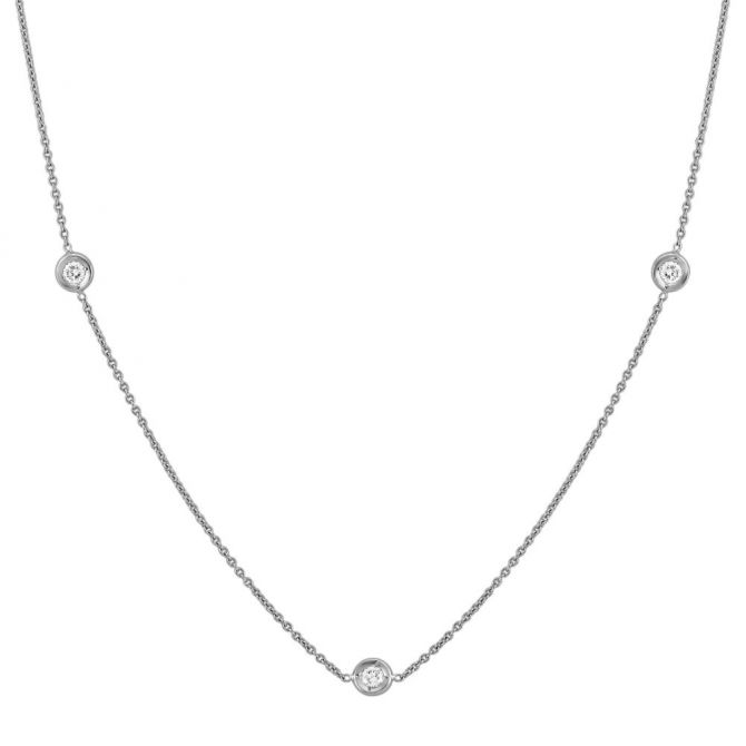 roberto coin diamonds by the inch necklace