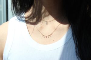 Layered Diamond Necklaces