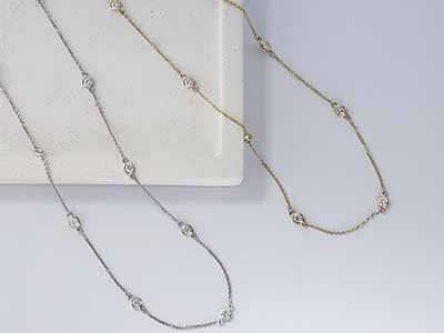 diamond station necklaces