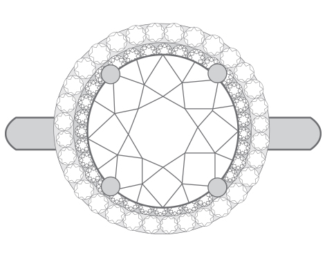 double halo setting diagram