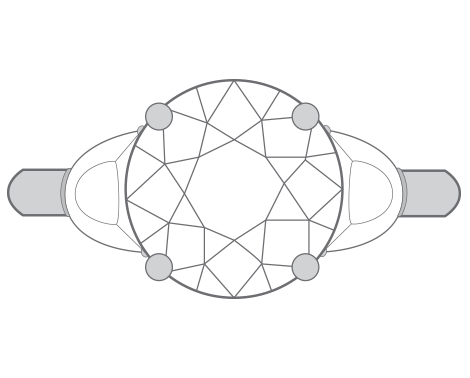 half moon side stones diagram