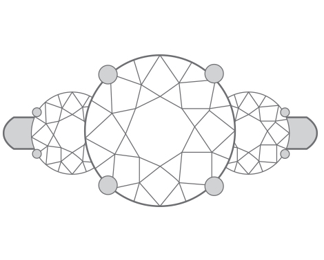 round side stones diagram