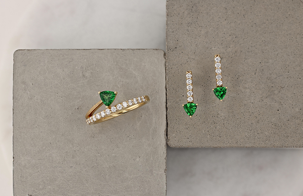 green garnet jewelry