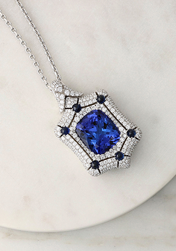 tanzanite necklace